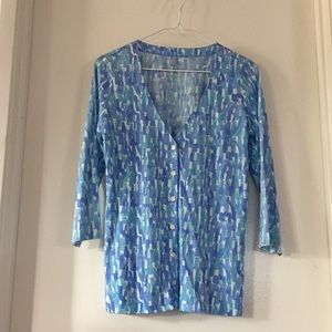Tropical Blue Blue Cardigan